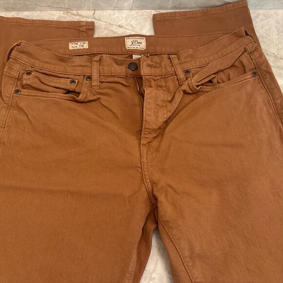 Jcrew five pocket pant garment dyed Bronze Clay color - Picture 6 of 6